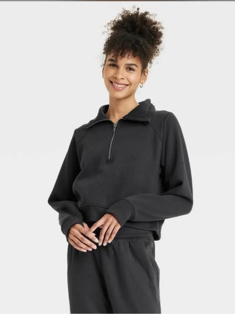 Fleece Half Zip Pullover Sweatshirt - All in Motion